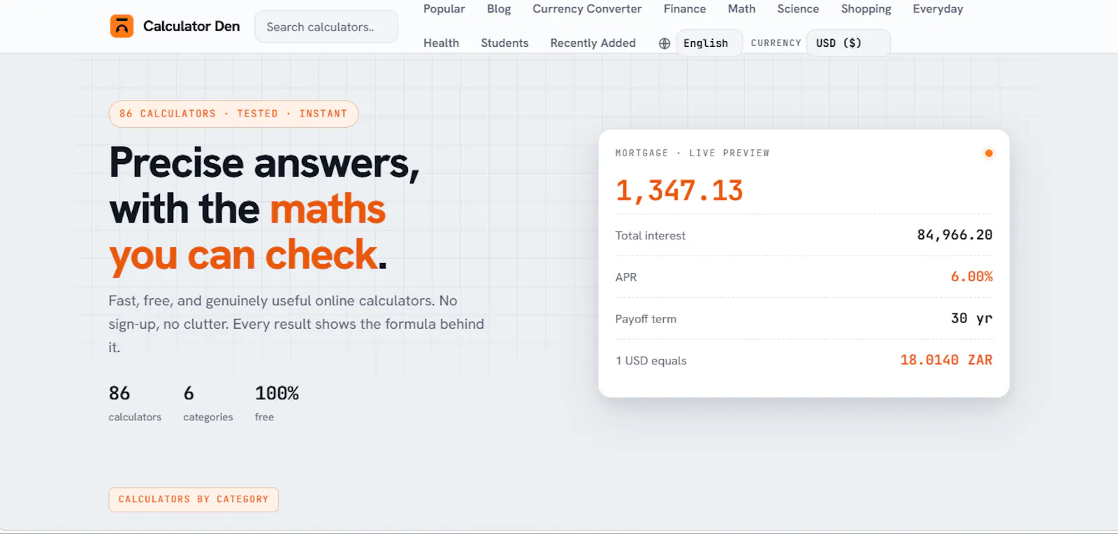Calculator Den screenshot 5