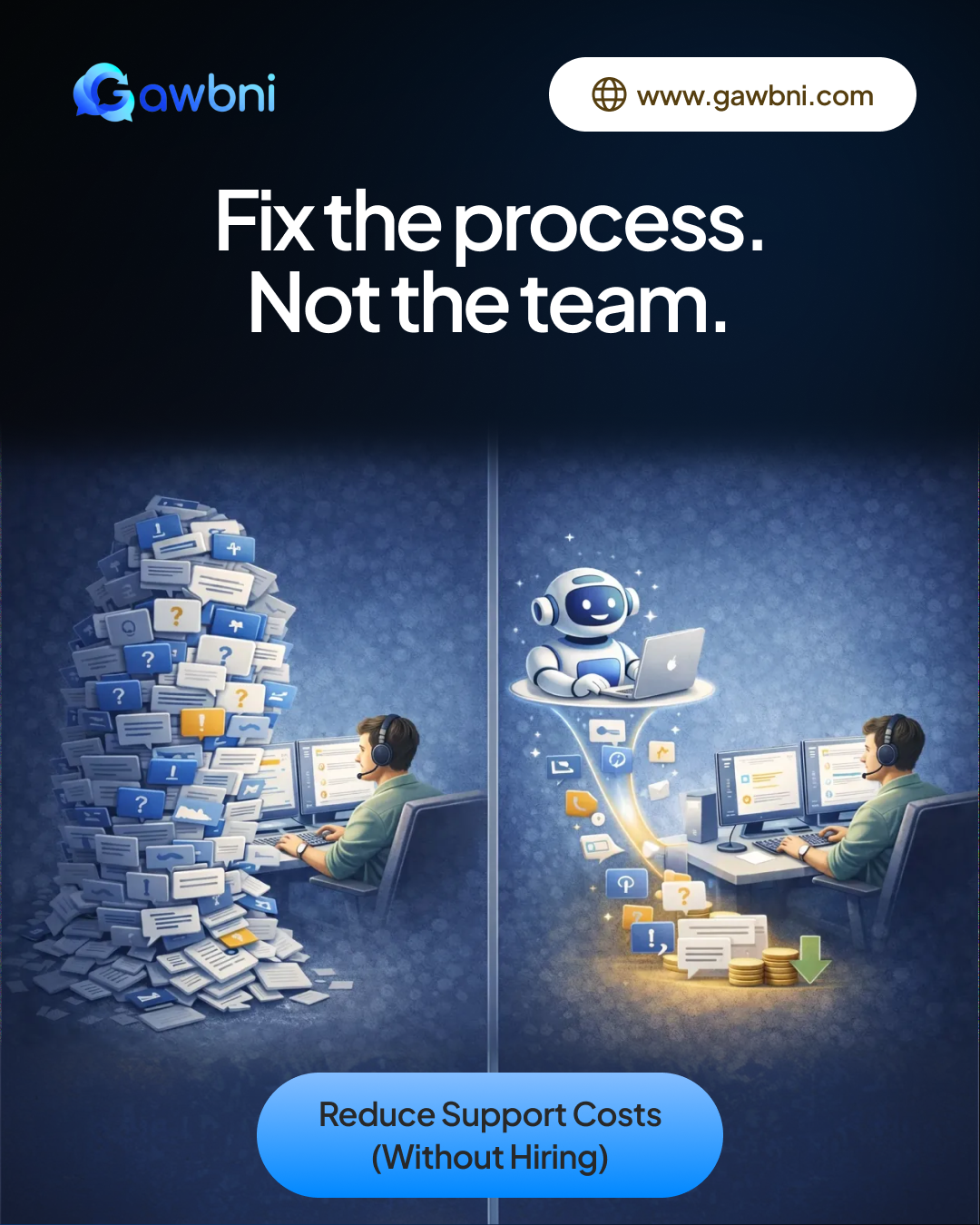 Gawbni - Safe & Traceable AI Support - Screenshot 2 showing product features and functionality