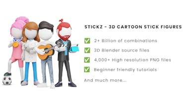 STICKZ - 3D stick figures gallery image