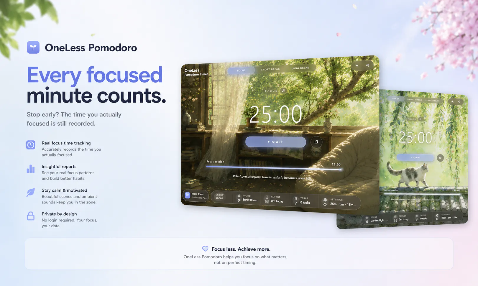 OneLess Pomodoro gallery image