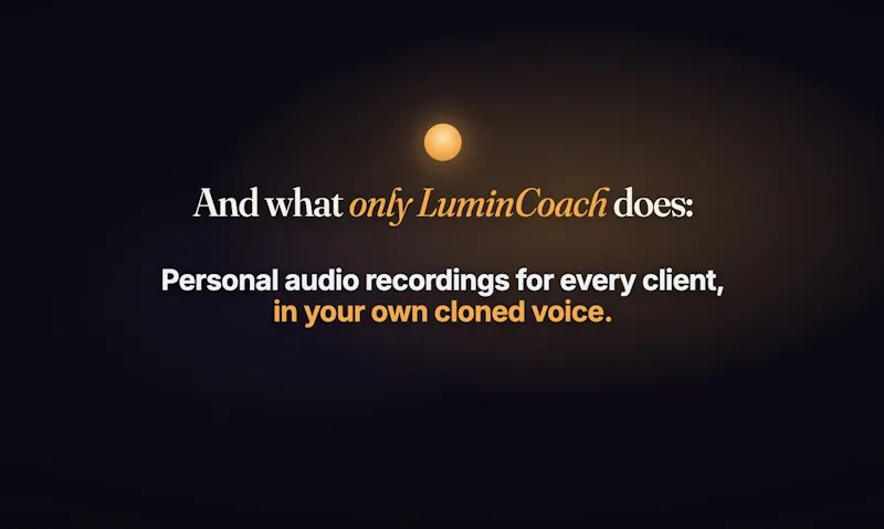 LuminCoach screenshot 2
