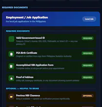 NBI Clearance Requirements Checker gallery image