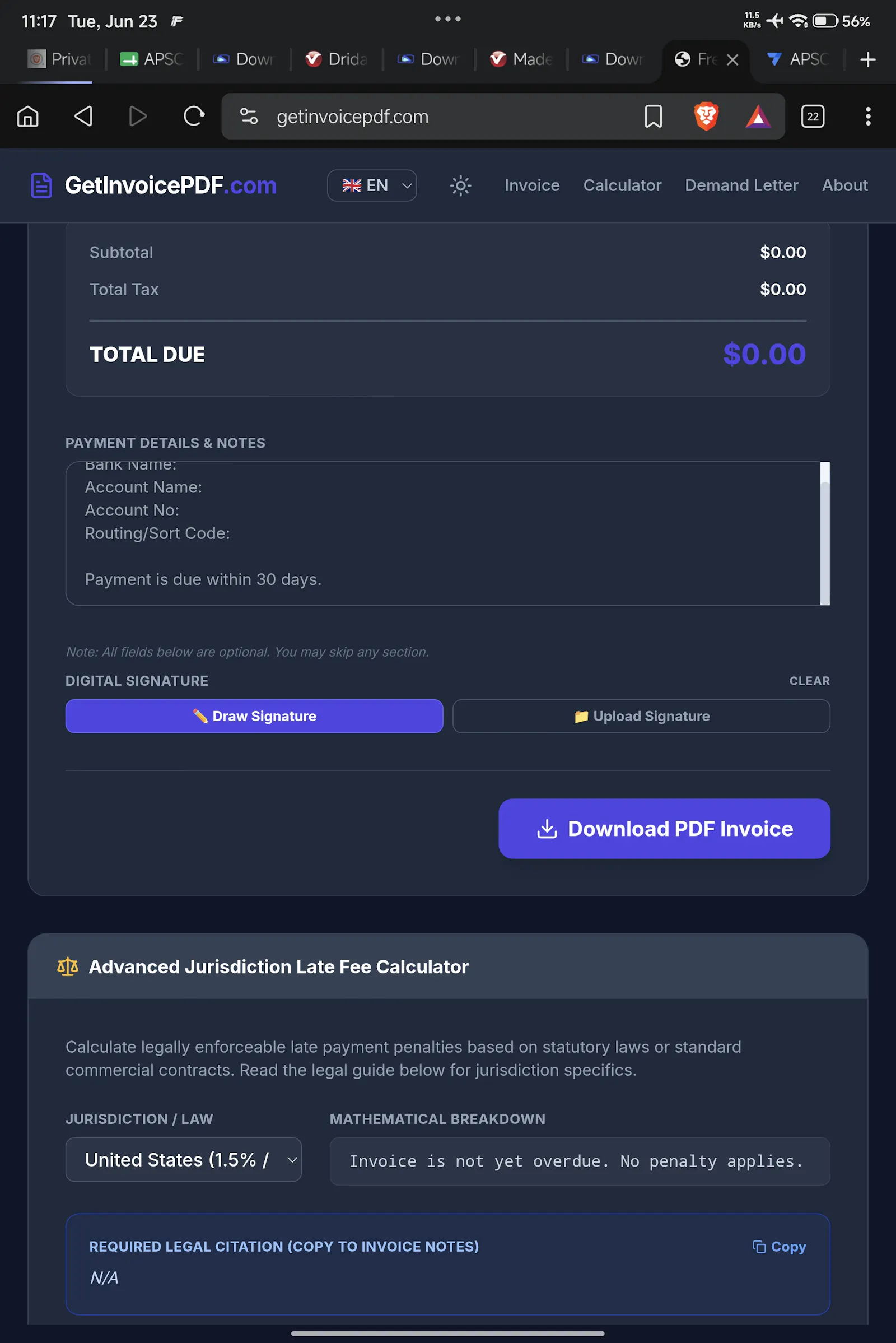 GetInvoicePDF.com screenshot 4