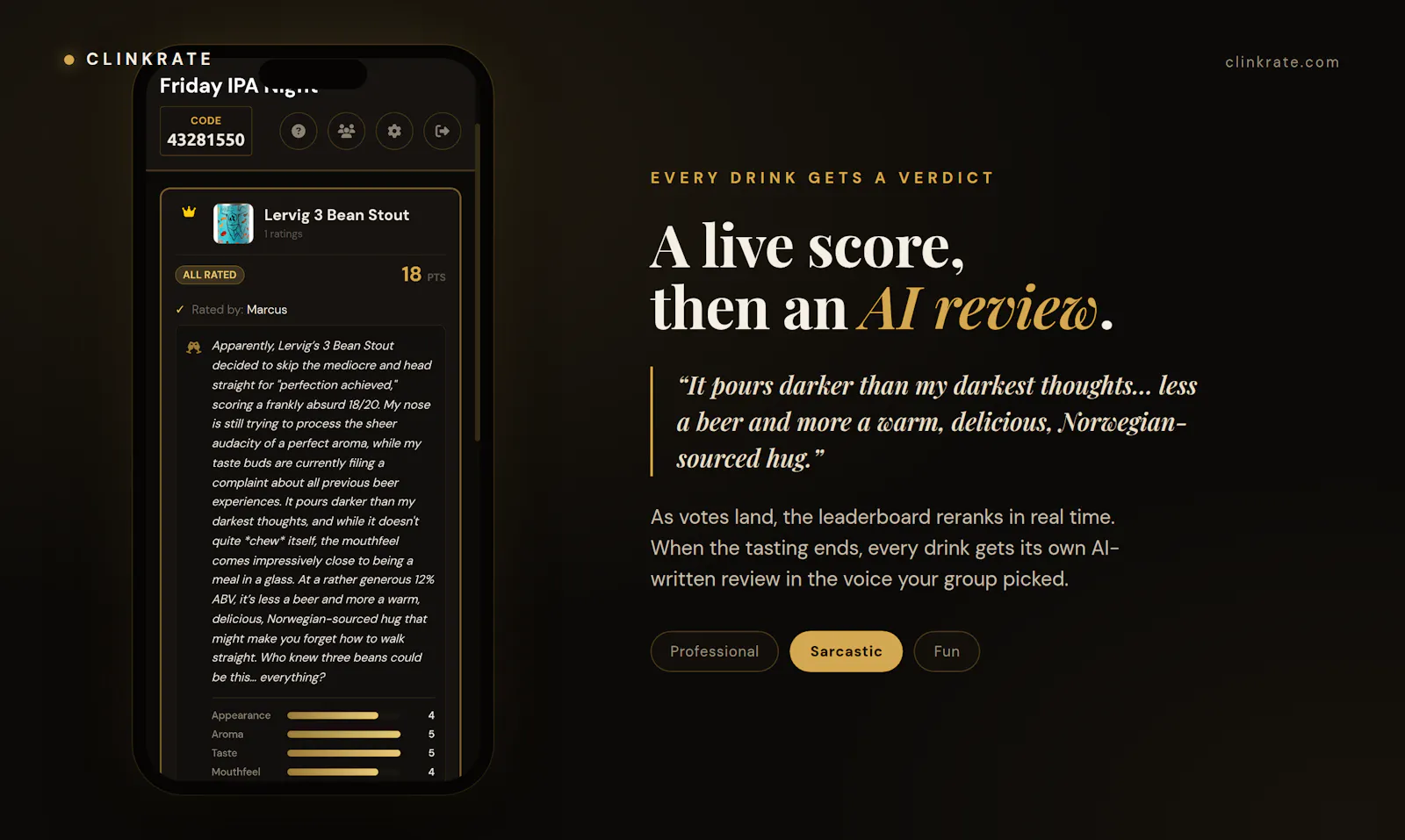 ClinkRate screenshot 3