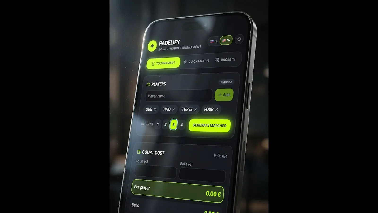 Padelify screenshot 1 (video preview)