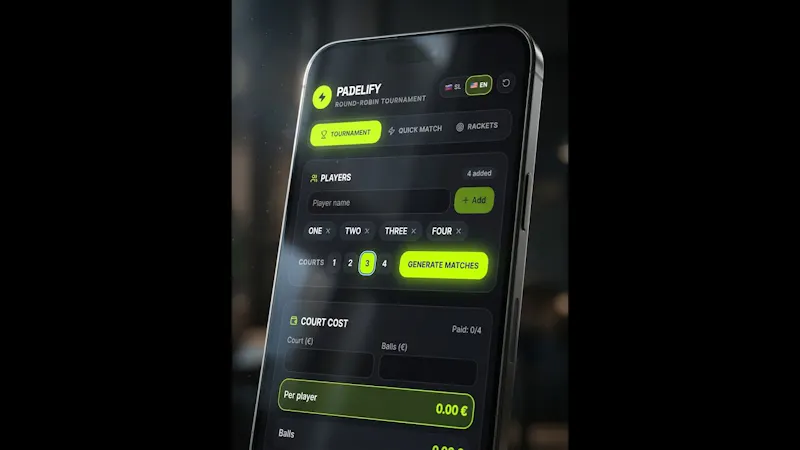 Padelify screenshot 1 (video preview)