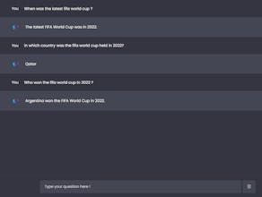 ChatGPT with your own data gallery image