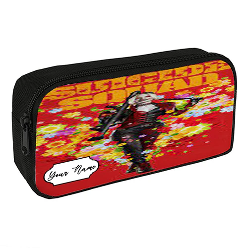 Harley Quinn Custom Pencil Case