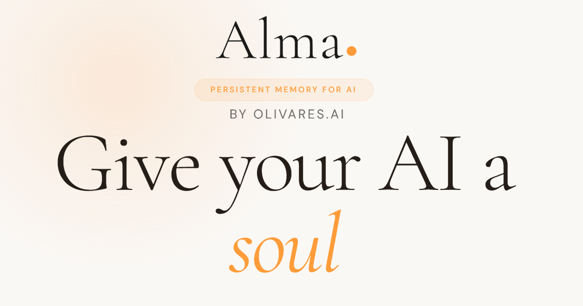 Alma by Olivares.AI media 2