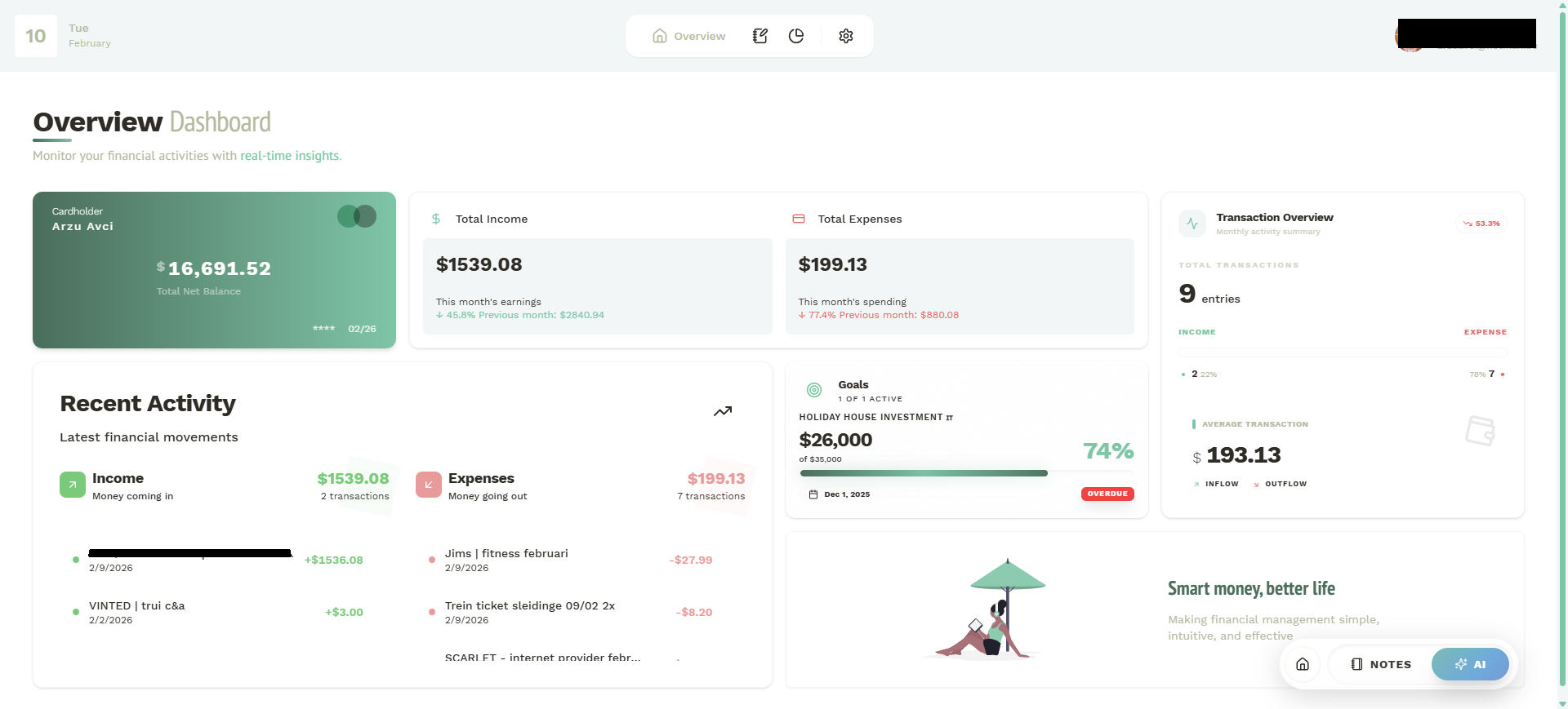 MyBudgy - Screenshot 3 showing product features and functionality