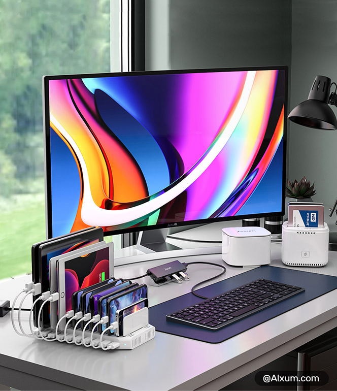 Alxum 4-Port USB 3.0 Extension Hub gallery image
