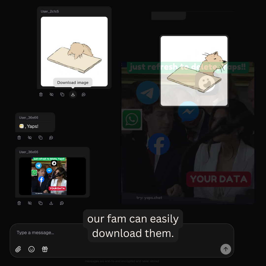 yaps [dot] trò chuyện được thiết kế lại media 8