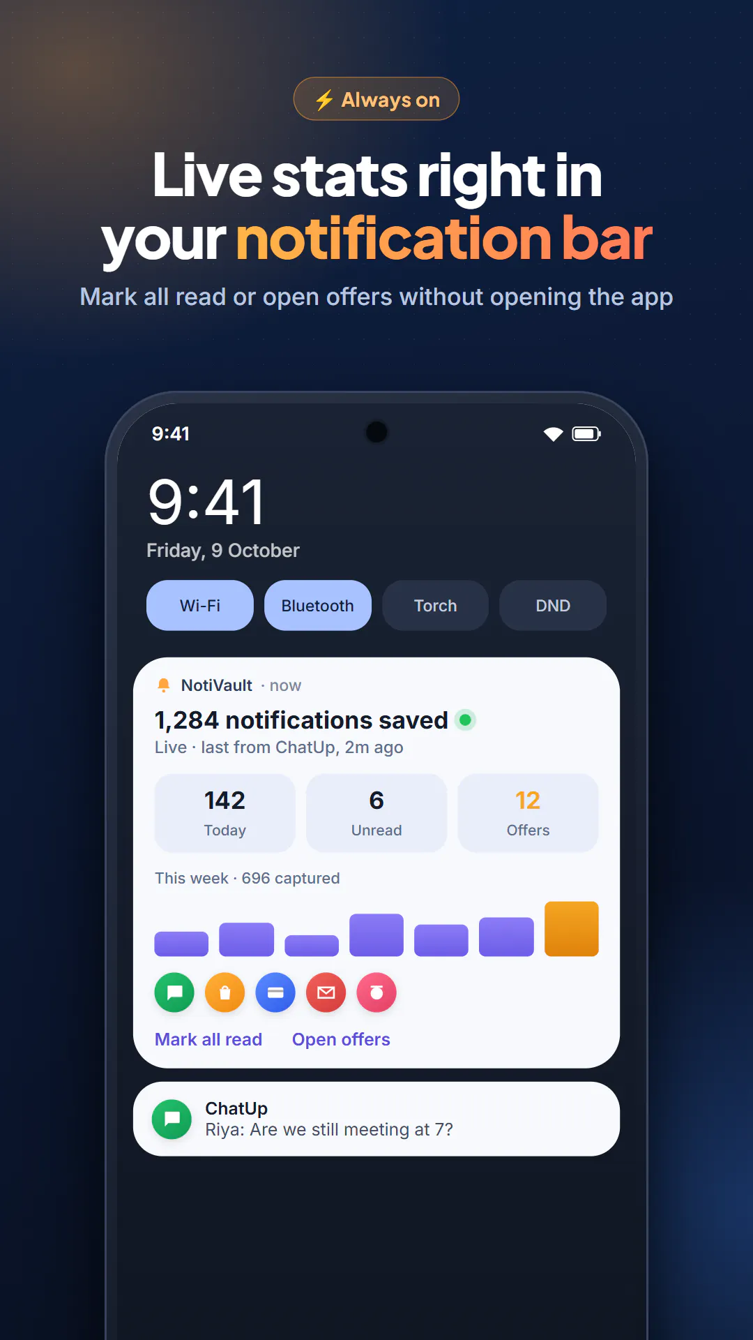 Noti Vault - Notification History App gallery image