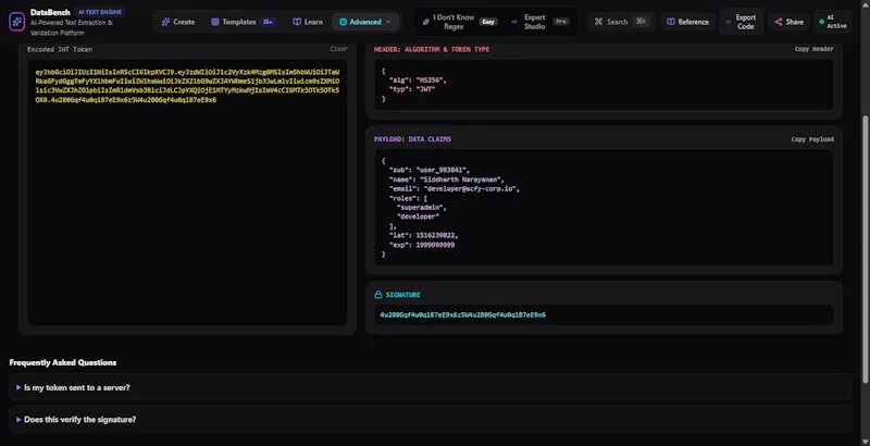 DataBench screenshot 3