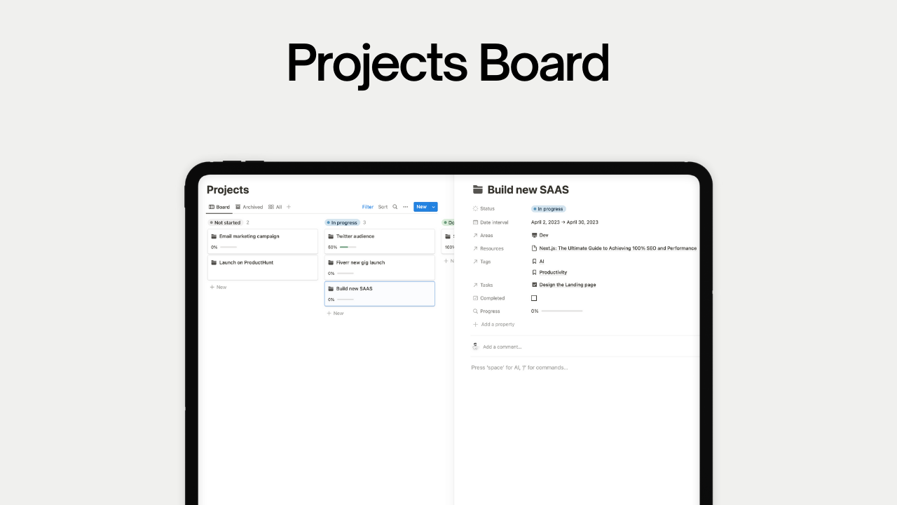 Notion Ultimate Second Brain gallery image