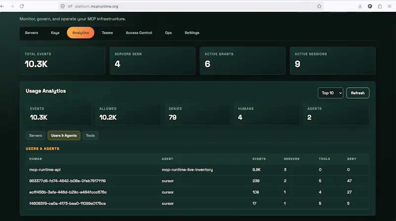 MCP Runtime screenshot 7