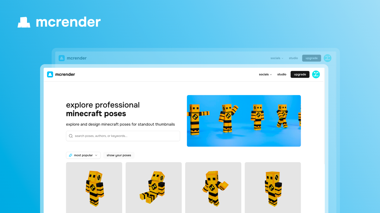 MC Render - Screenshot 4 showing product features and functionality