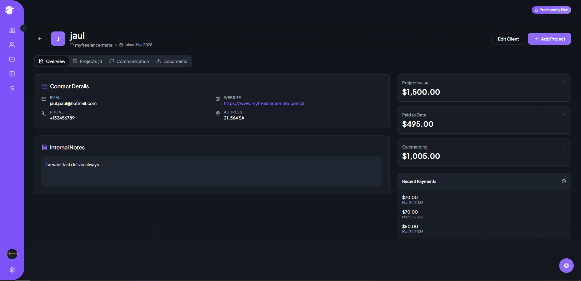 MyFreelancerMate gallery image