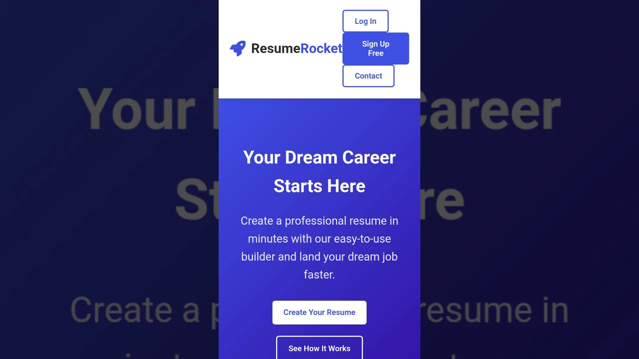 Resume Rocket - AI Resume Builder logo