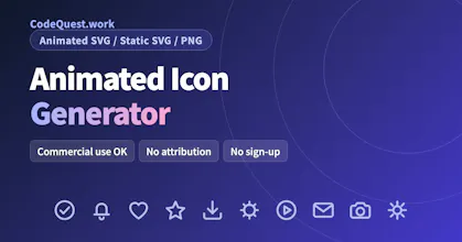 Animated Icon Generator gallery image