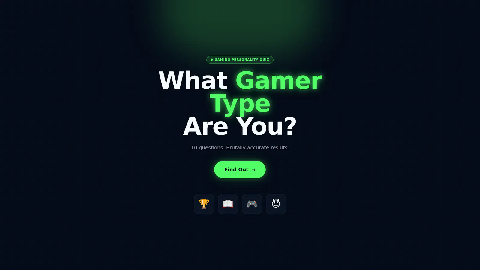 Gamer Personality Quiz screenshot 1