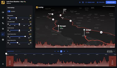 屋外イベントのビジュアルと情報をシームレスに統合するダイナミック AvoMap インターフェイス