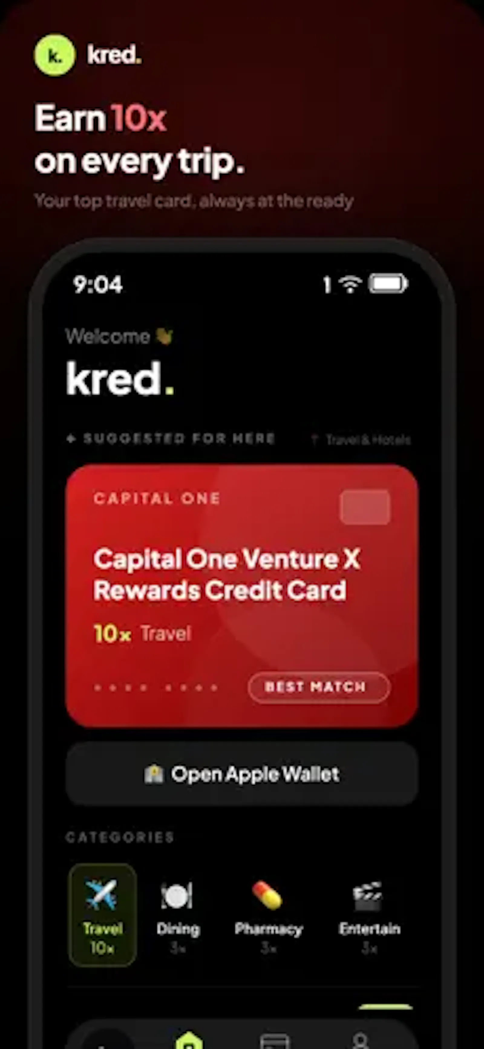 Kred screenshot 3