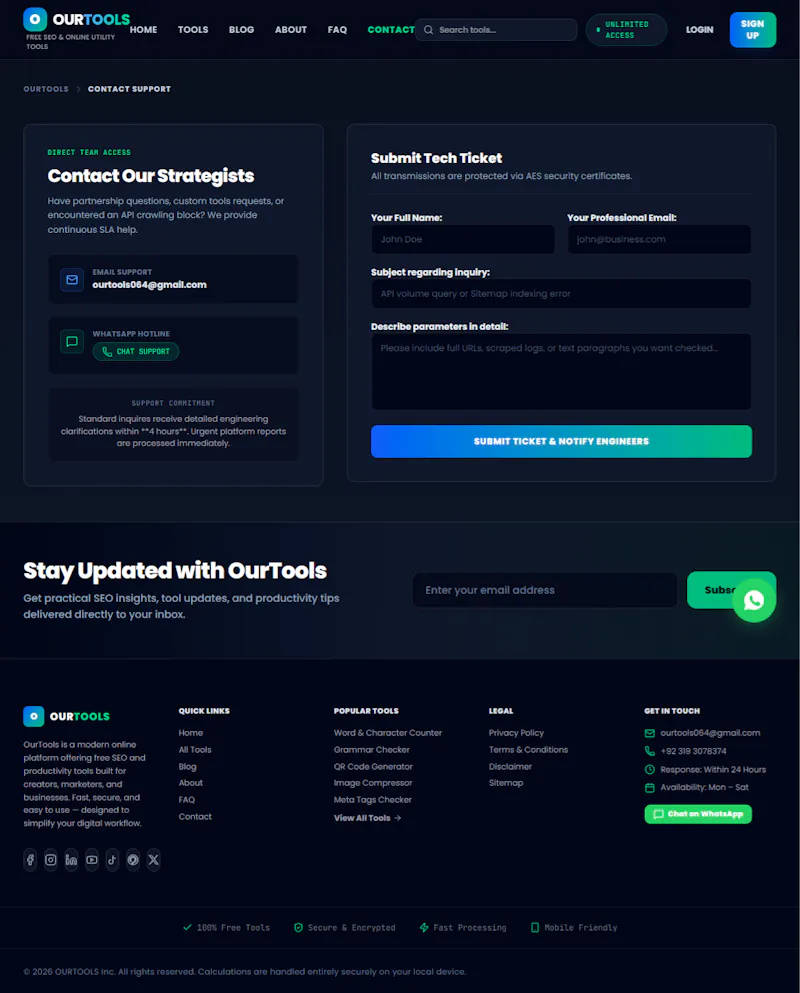 OurTools screenshot 2