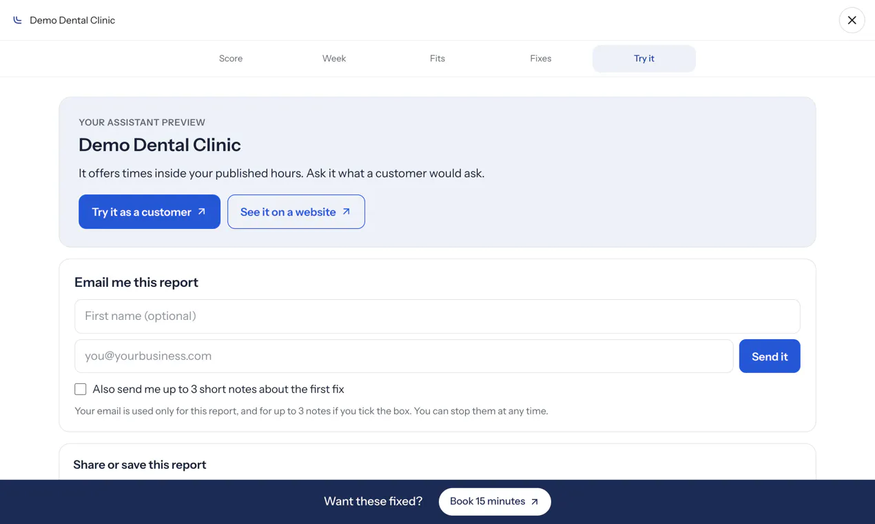 Betterlane Free AI Audit gallery image