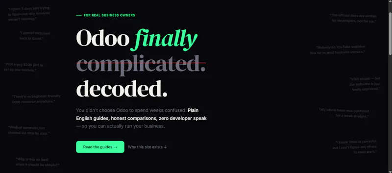 OdooDecoded screenshot 1