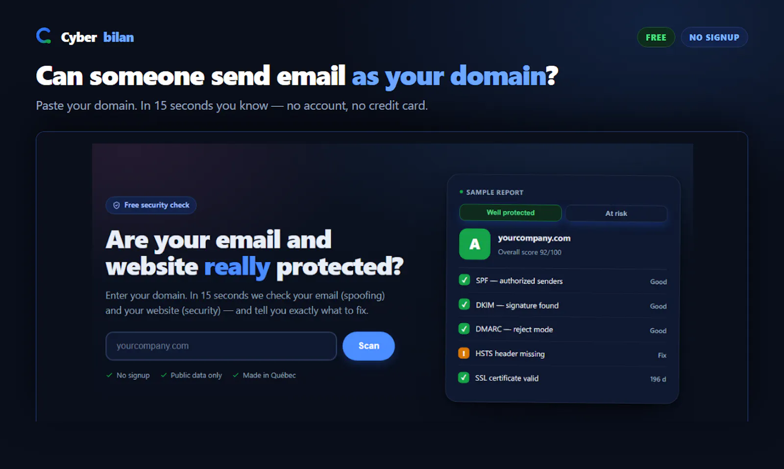 Cyberbilan screenshot 5