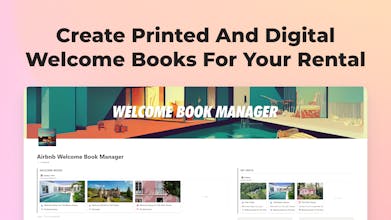AirBnb Welcome Book Manager gallery image
