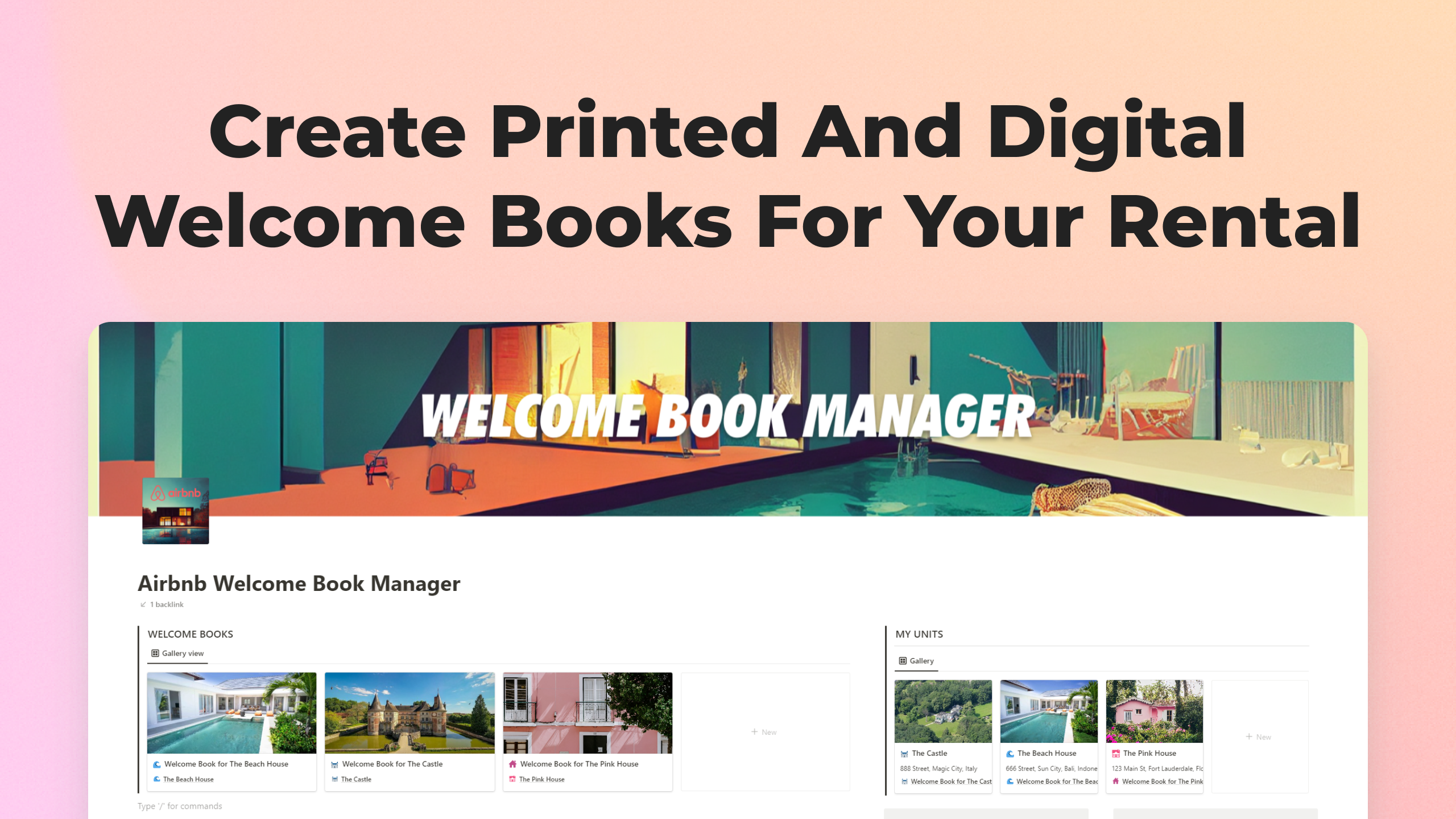 Airbnb Hoş Geldiniz Kitap Yöneticisi media 2