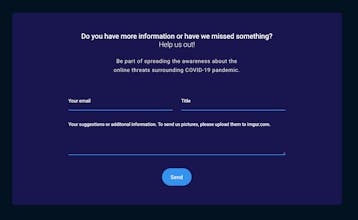COVID-19 Cyber Threat DB gallery image