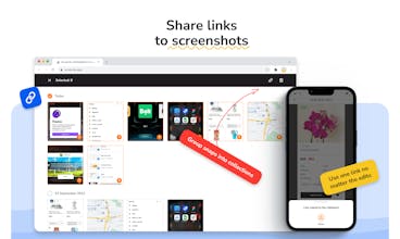 Image collections: A collage of different screenshots organized into custom collections within Screenia.