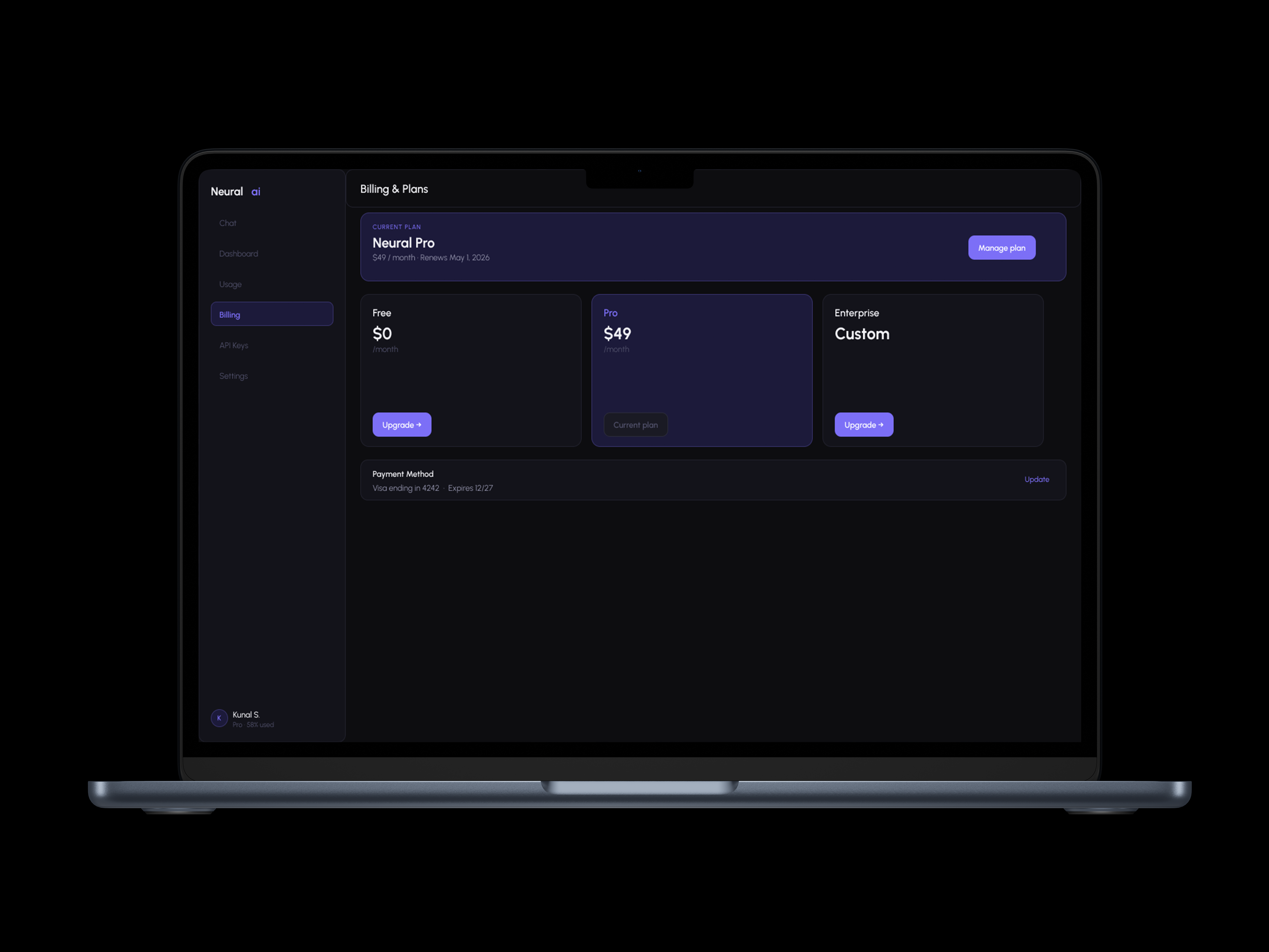 NEURAL — AI UI Kit gallery image