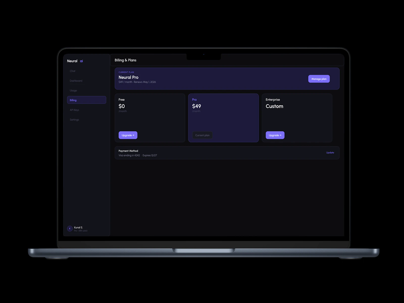NEURAL — AI UI Kit screenshot 5