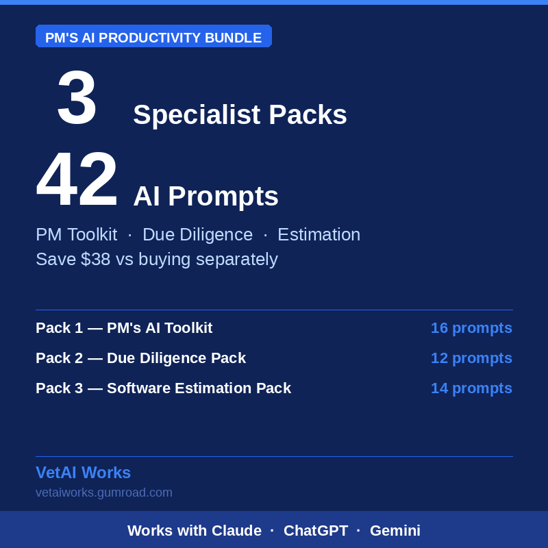 VetAI Works — AI Prompt Toolkit for PMs