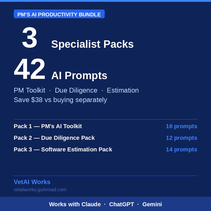 VetAI Works — AI Prompt Toolkit for PMs logo