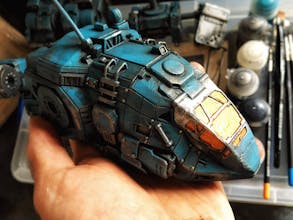 Mechwarrior Catapult Toy - 3D Printed and Painted gallery image