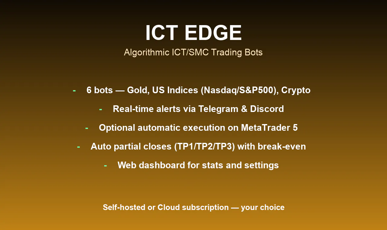 ICT Edge — Algorithmic Trading Bots gallery image