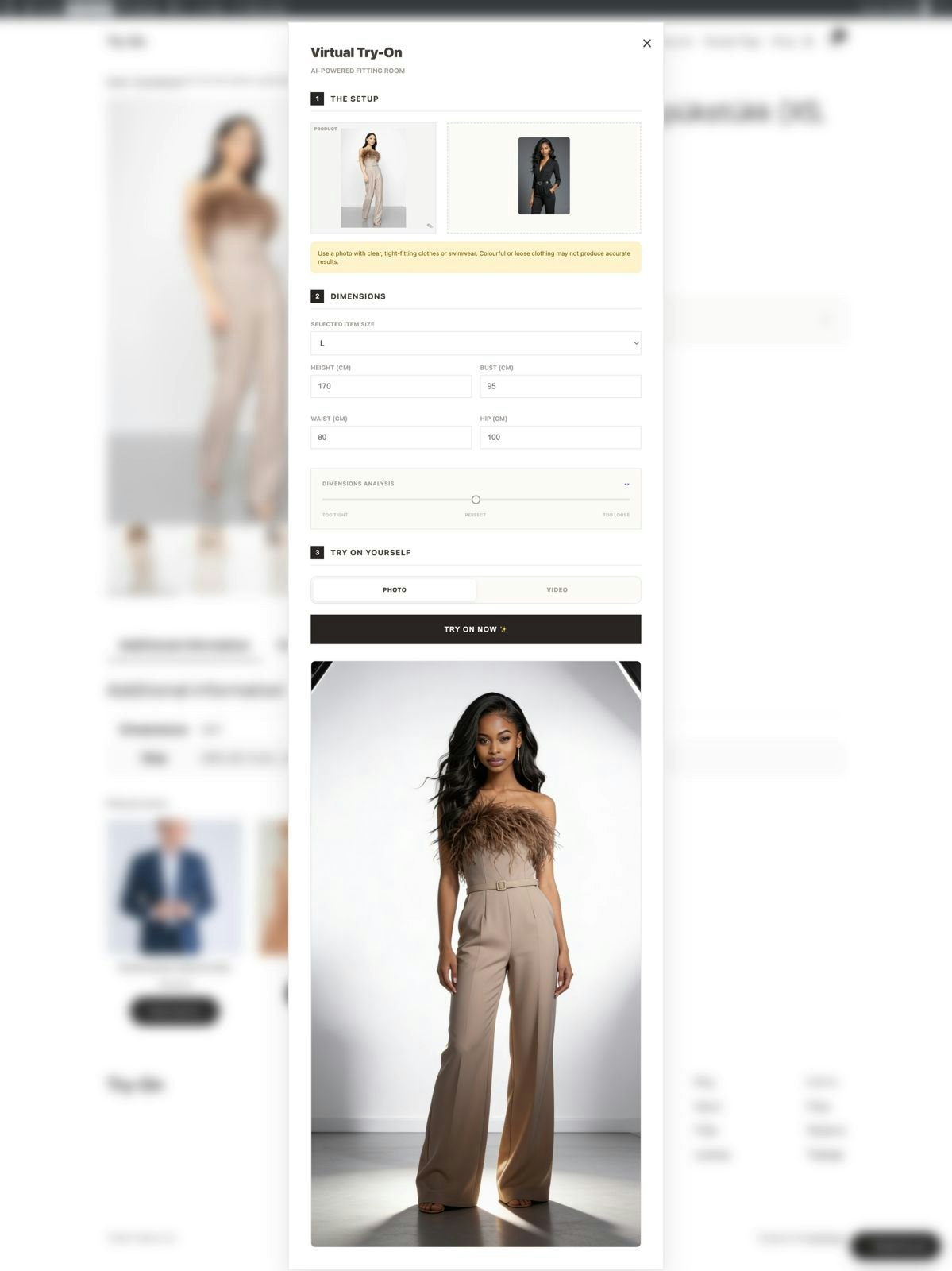 VTO Fit Meter gallery image