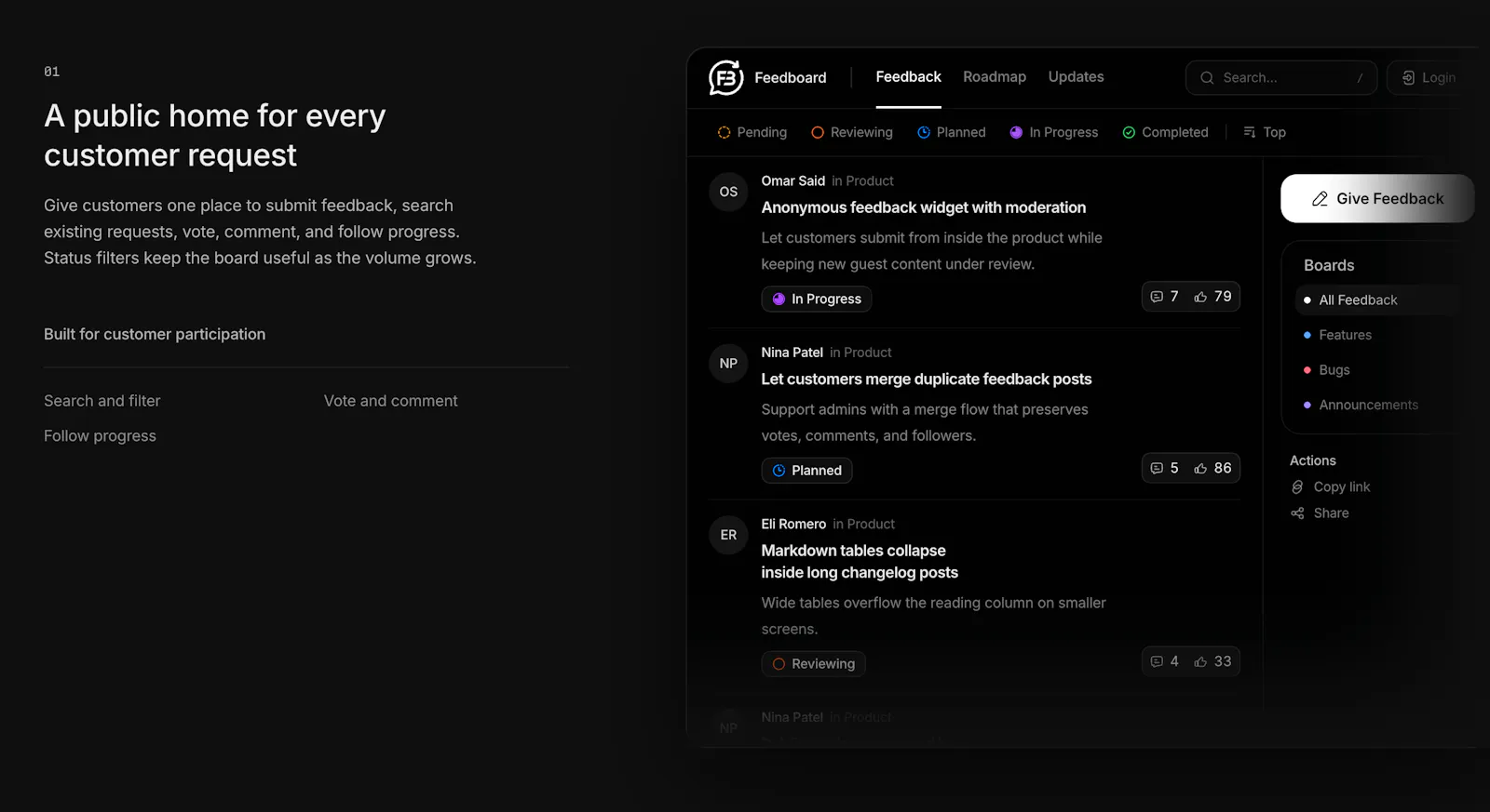 Feedboard screenshot 2