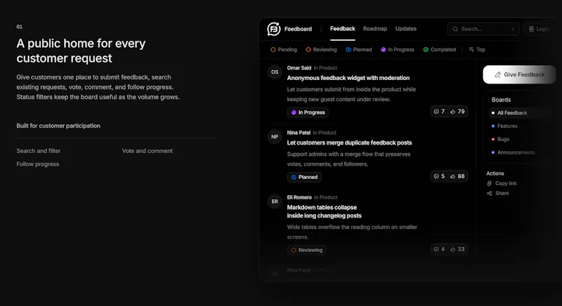 Feedboard screenshot 2