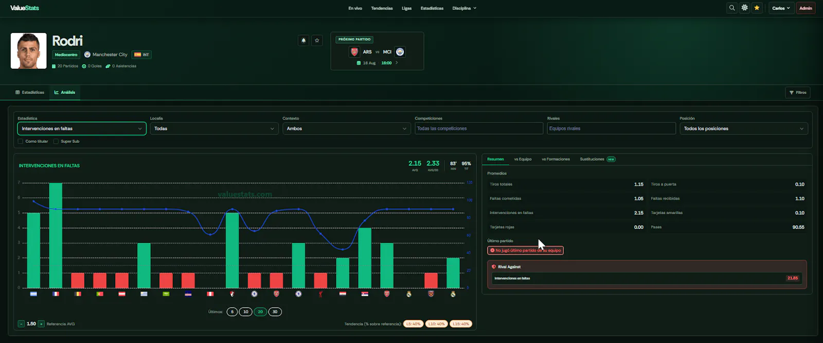 VALUESTATS screenshot 1