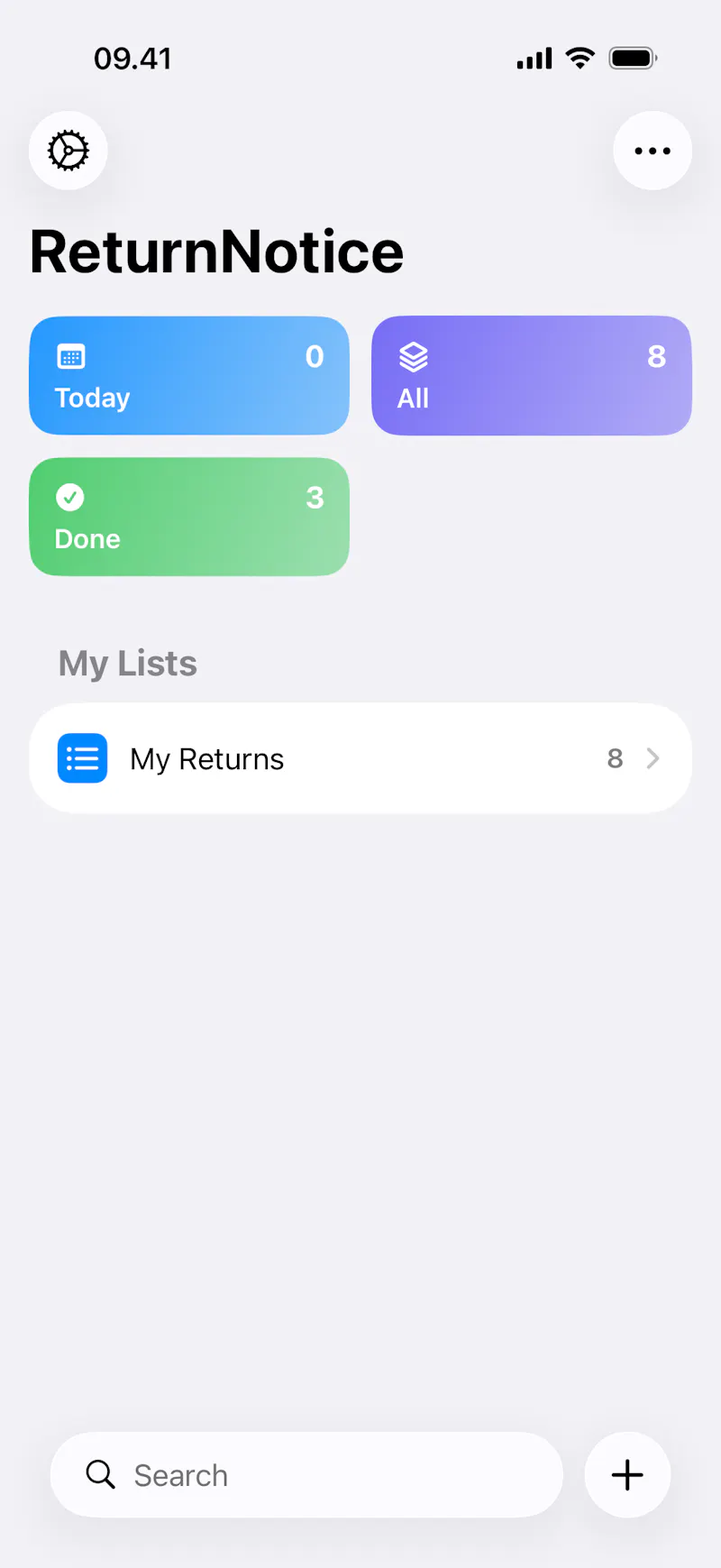 ReturnNotice screenshot 1