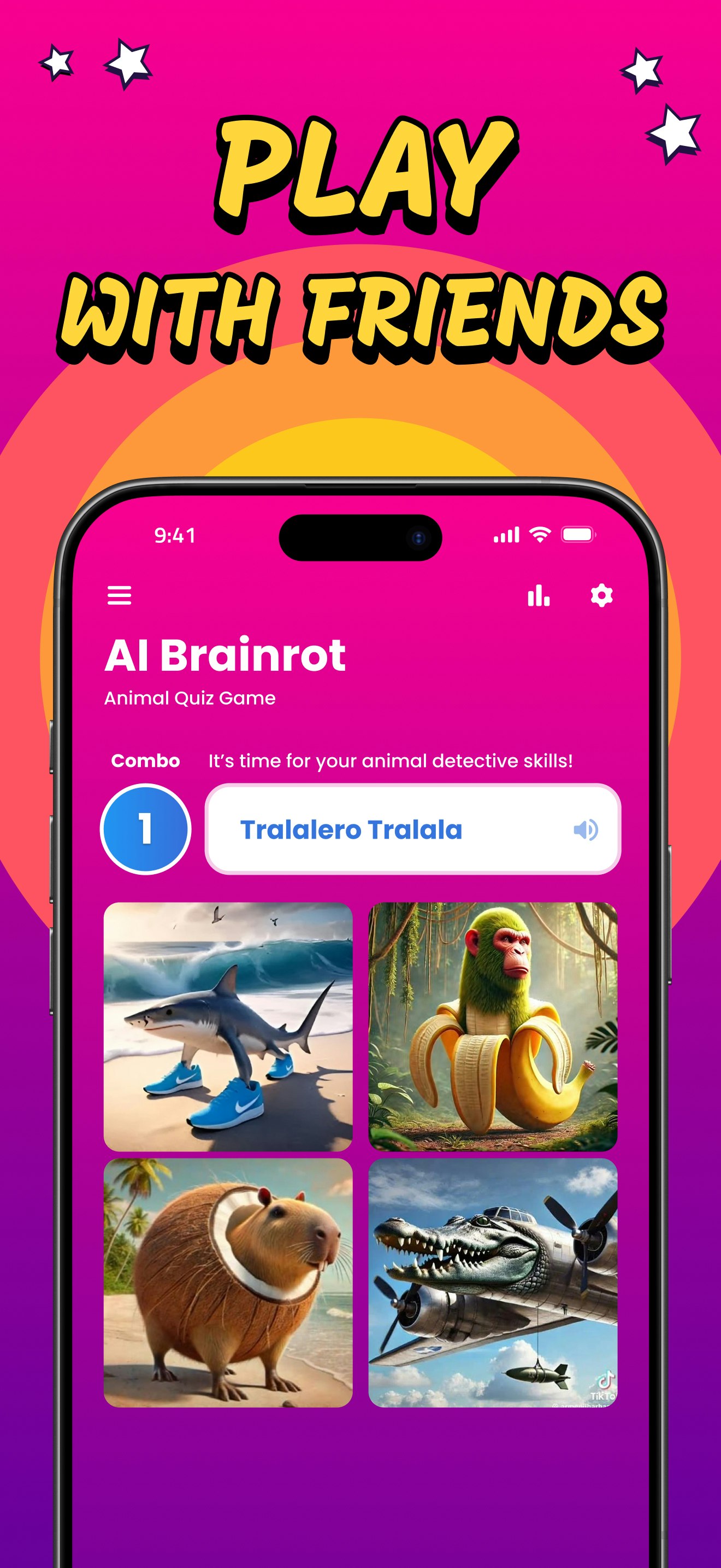 Italienischer Brainrot - Speedrun Meme Animal Quizspiel Medien 4