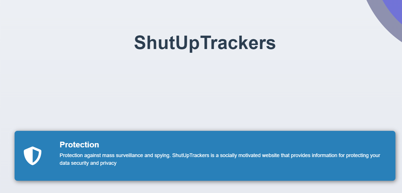 ShutUpTrackers gallery image