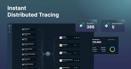 An application monitoring dashboard displaying real-time data and performance metrics.