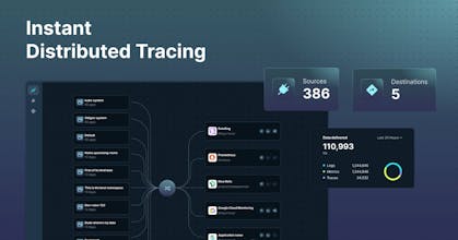 Un panel de control de monitorización de aplicaciones que muestra datos en tiempo real y métricas de rendimiento.